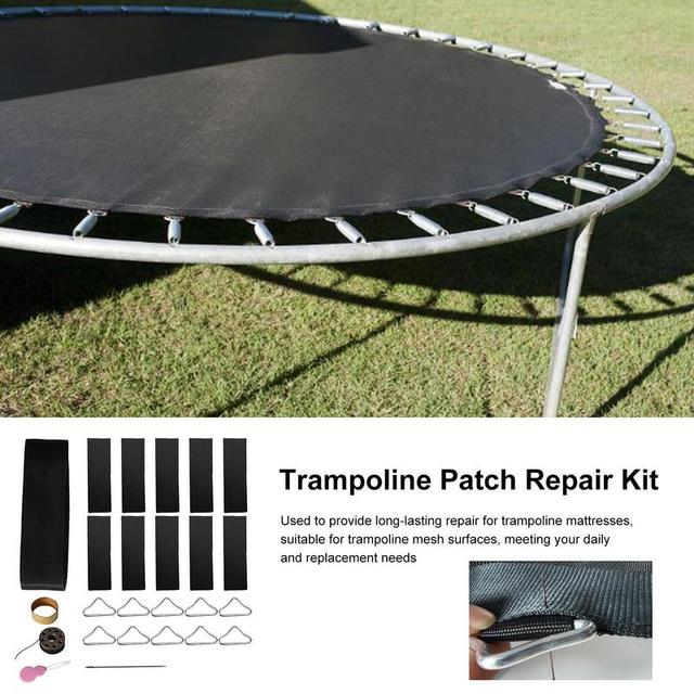 Trampoline Patch Replacement Patch Repair Kit With Triangle Ring Buckle  Wear Resistant Trampoline Mat Complete Trampoline - AliExpress